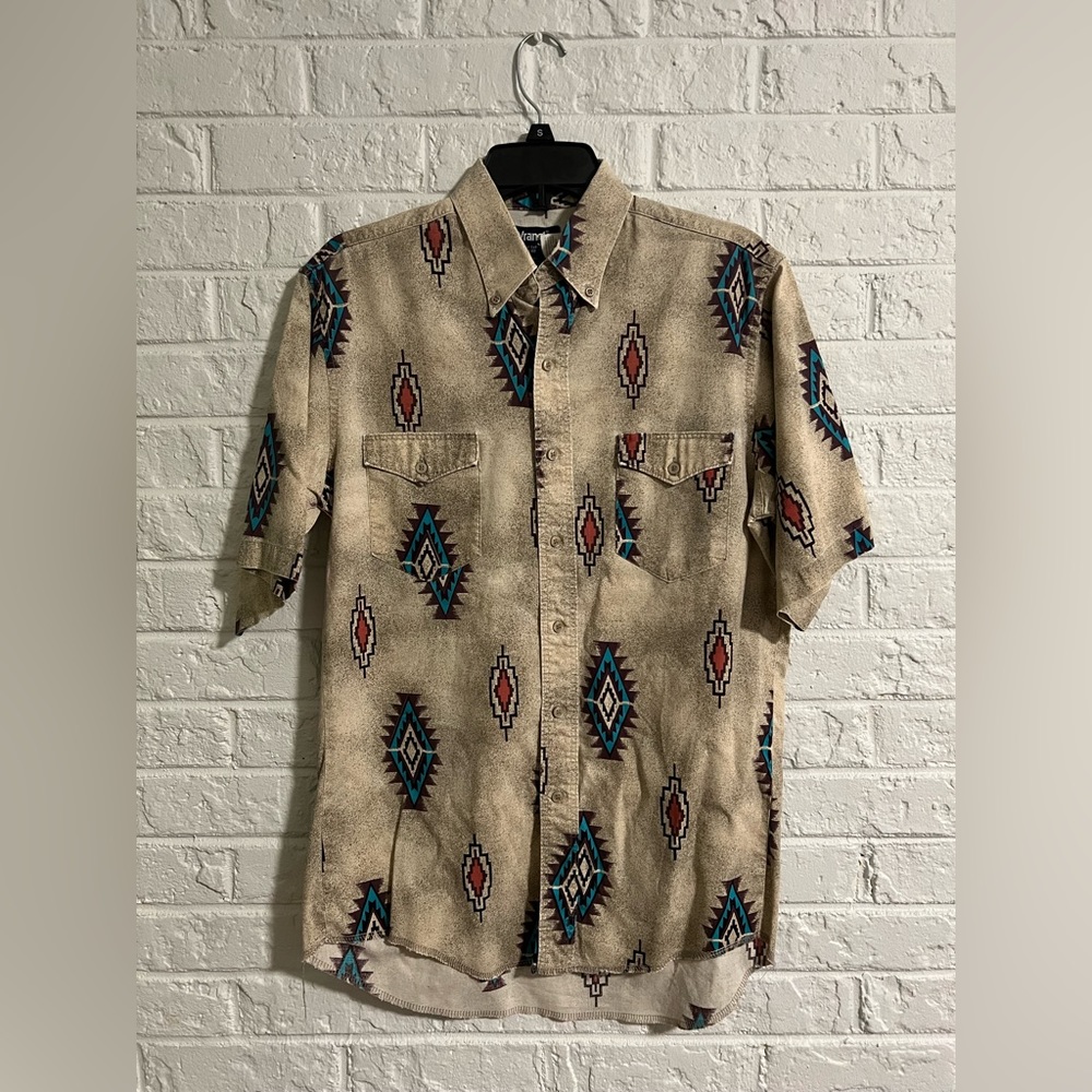 Vintage southwest Wrangler button down EUC